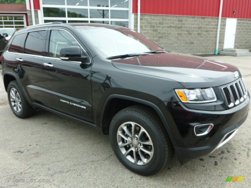 2014 Grand Cherokee Limited 4x4 - Black Forest Green Pearl / New Zealand Black/Light Frost photo #7
