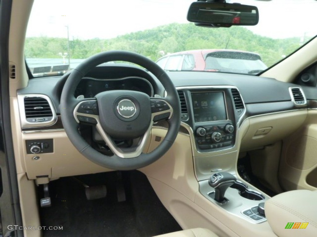 2014 Grand Cherokee Limited 4x4 - Black Forest Green Pearl / New Zealand Black/Light Frost photo #12