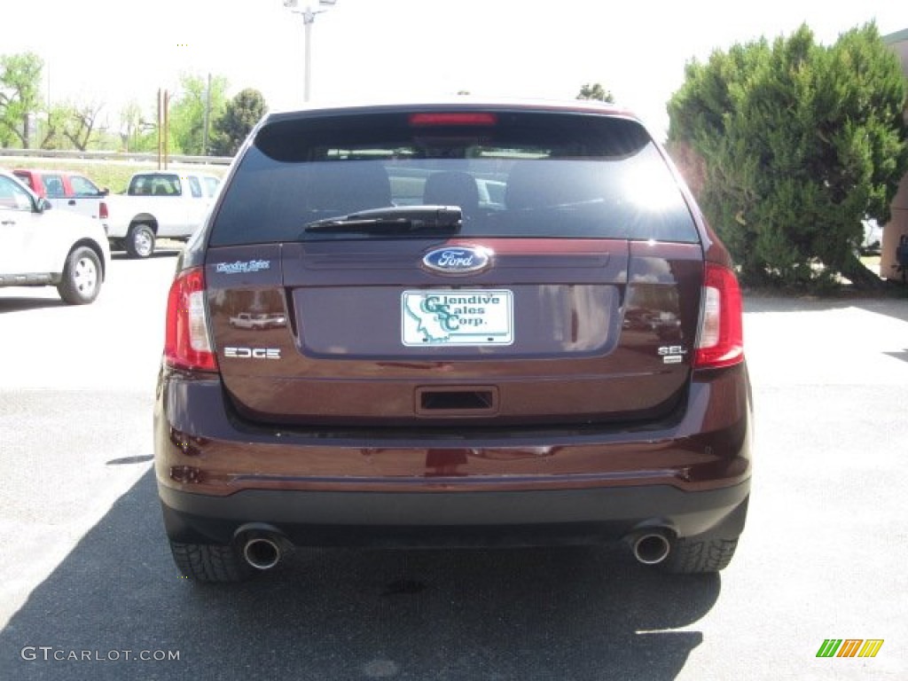 2012 Edge SEL AWD - Cinnamon Metallic / Charcoal Black photo #19