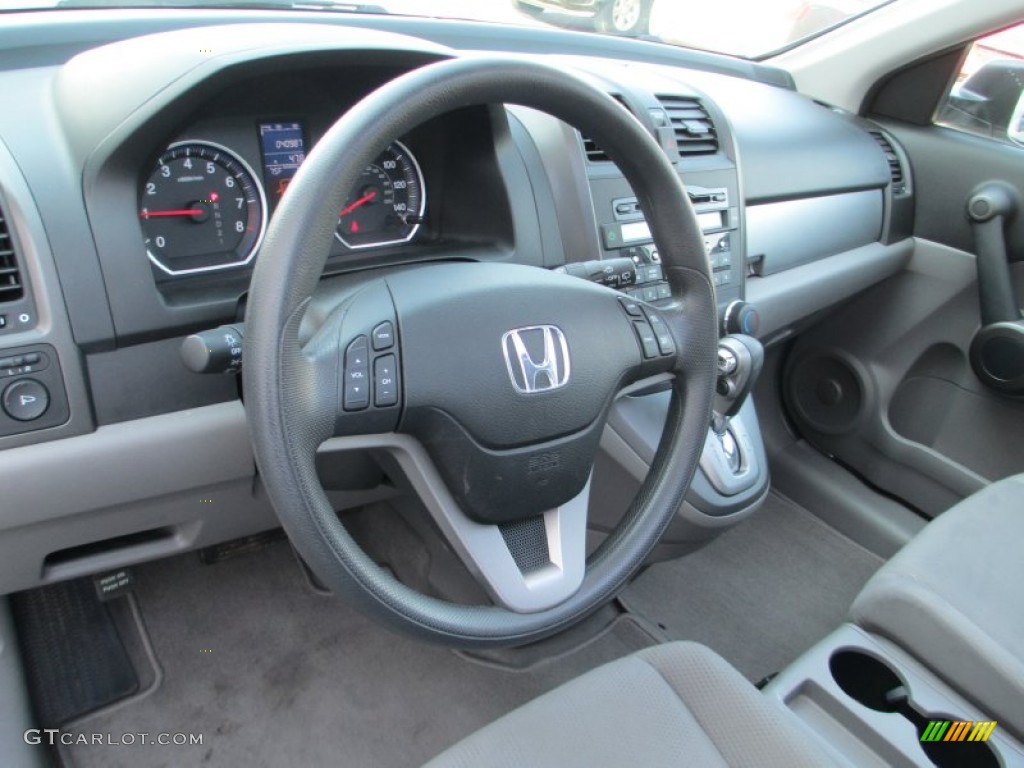 2010 Honda CR-V EX AWD Gray Dashboard Photo #93791438