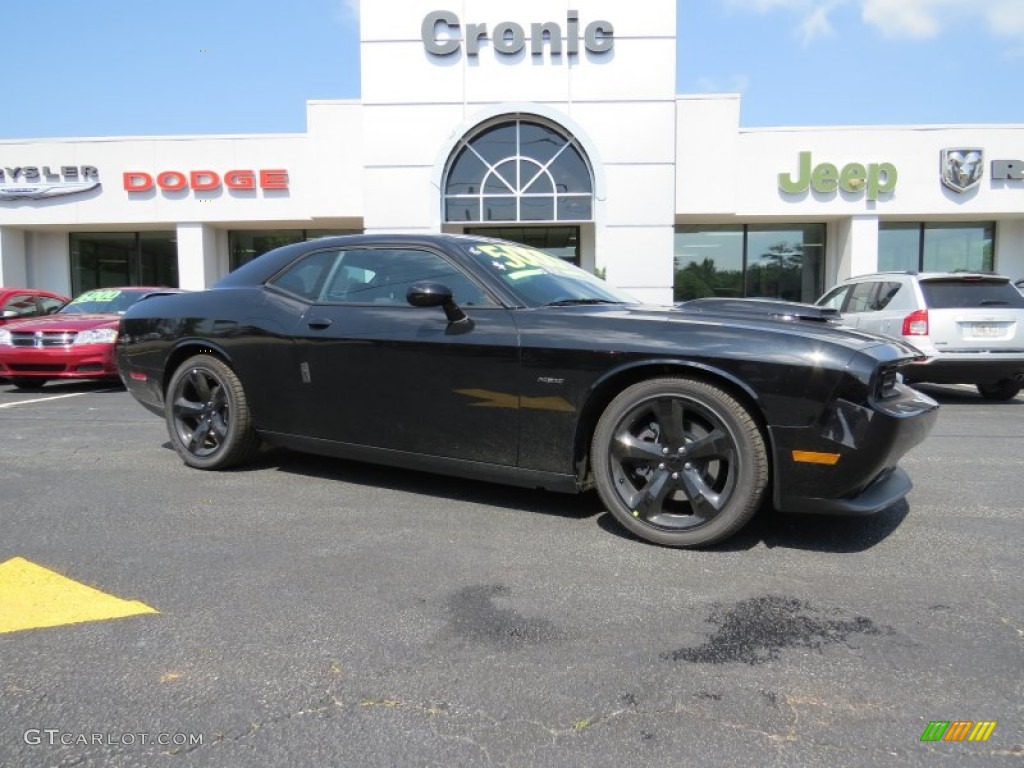 2014 Challenger R/T Blacktop - Black / Dark Slate Gray photo #1