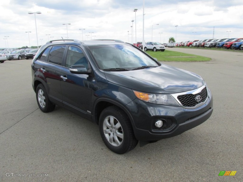 2011 Sorento LX AWD - Pacific Blue / Gray photo #5