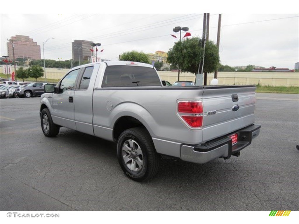 2010 F150 XLT SuperCab - Ingot Silver Metallic / Medium Stone photo #5