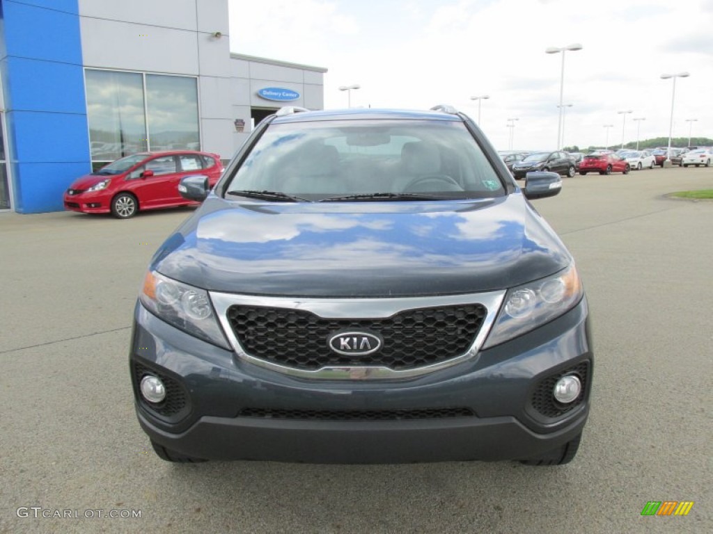 2011 Sorento LX AWD - Pacific Blue / Gray photo #19