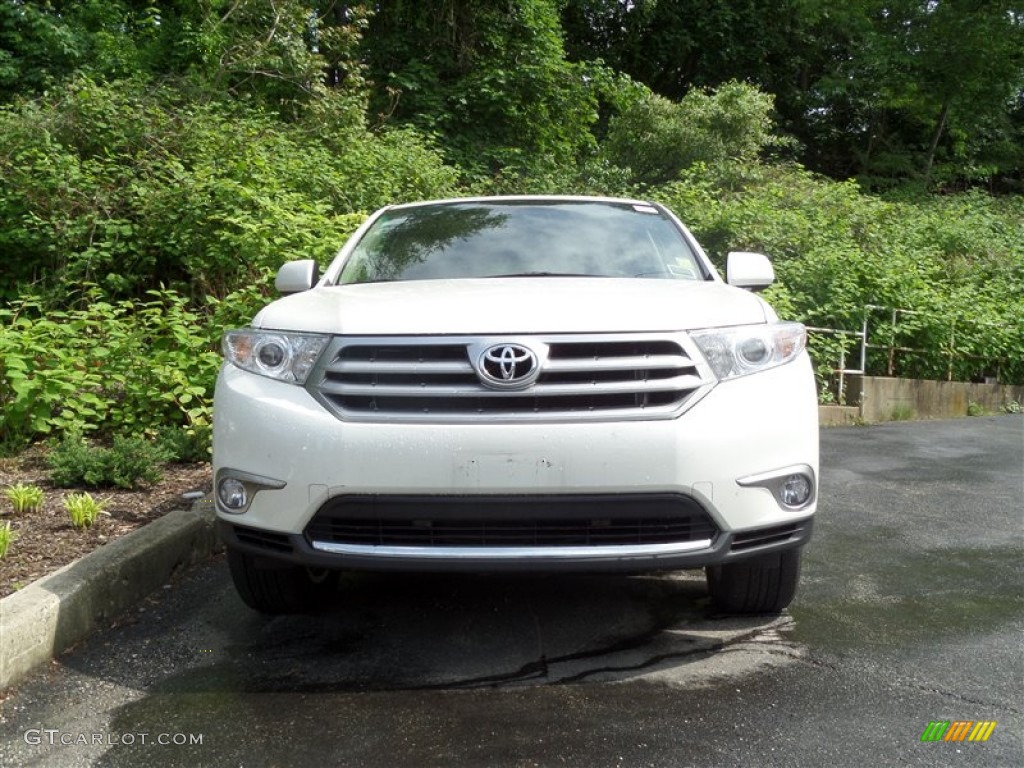 2011 Highlander Limited 4WD - Blizzard White Pearl / Black photo #1