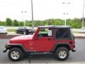 2002 Flame Red Jeep Wrangler Sport 4x4  photo #5