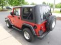 2002 Flame Red Jeep Wrangler Sport 4x4  photo #6