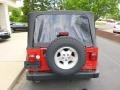 2002 Flame Red Jeep Wrangler Sport 4x4  photo #7