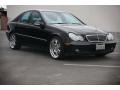 2004 Black Mercedes-Benz C 230 Kompressor Sedan  photo #1