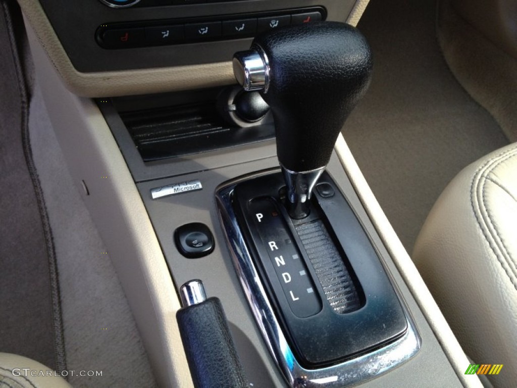 2009 Fusion SEL V6 - Dark Blue Ink Metallic / Camel photo #28