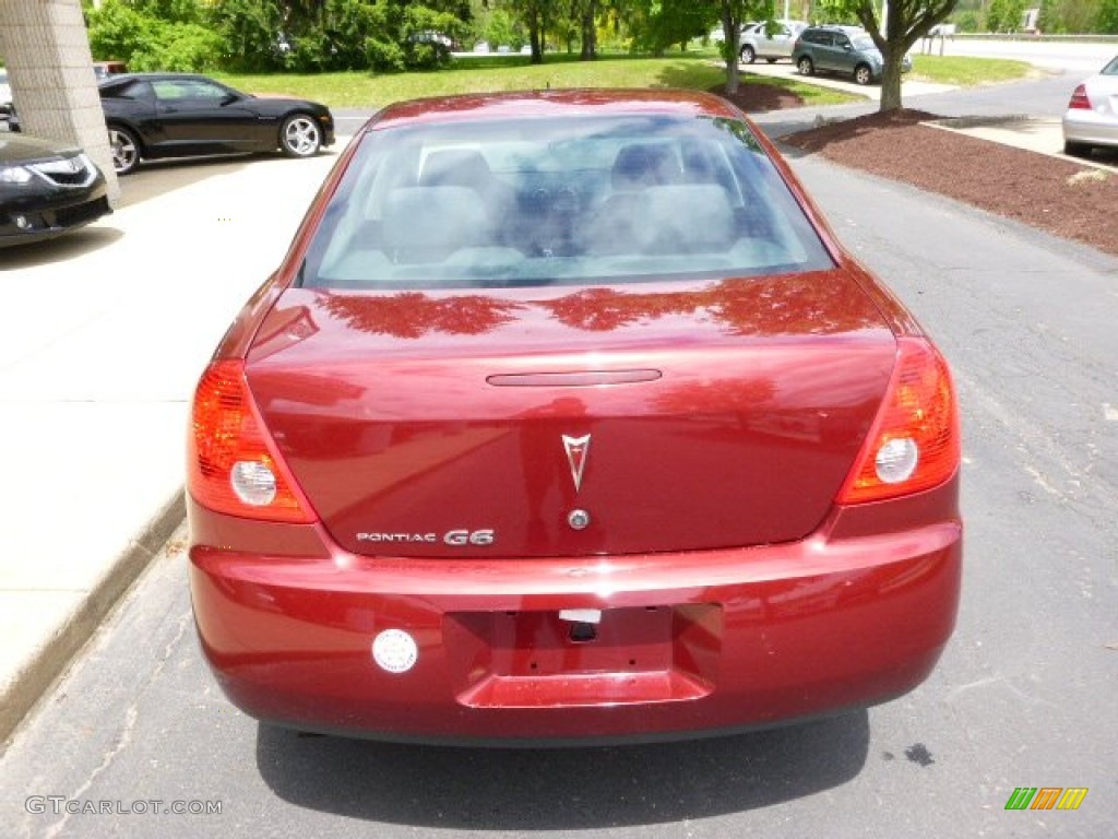 2009 G6 Sedan - Performance Red Metallic / Ebony photo #7