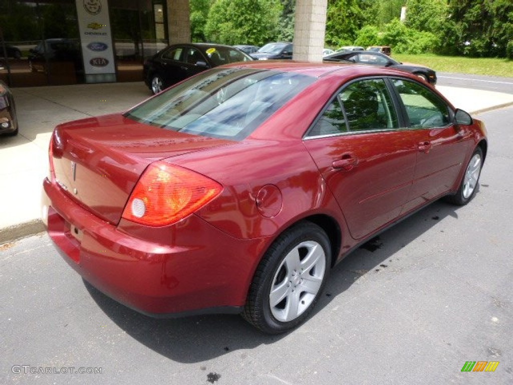 2009 G6 Sedan - Performance Red Metallic / Ebony photo #8