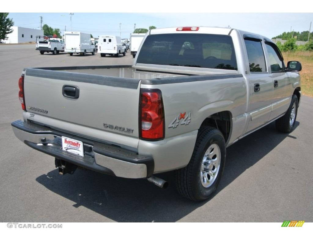 2006 Silverado 1500 LS Crew Cab 4x4 - Sandstone Metallic / Dark Charcoal photo #5