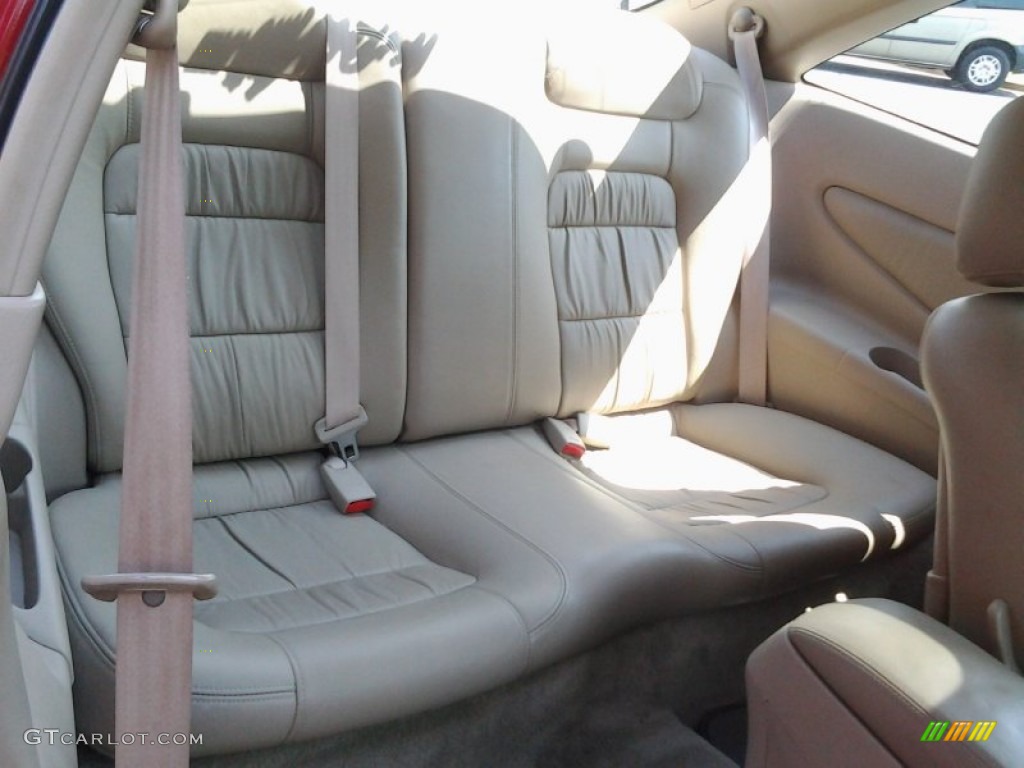 2002 Honda Accord EX V6 Coupe Rear Seat Photo #93803647