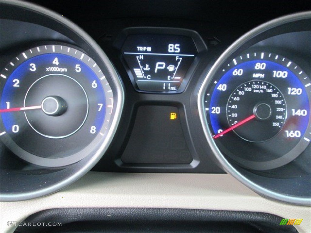 2014 Elantra Limited Sedan - Bronze / Beige photo #19