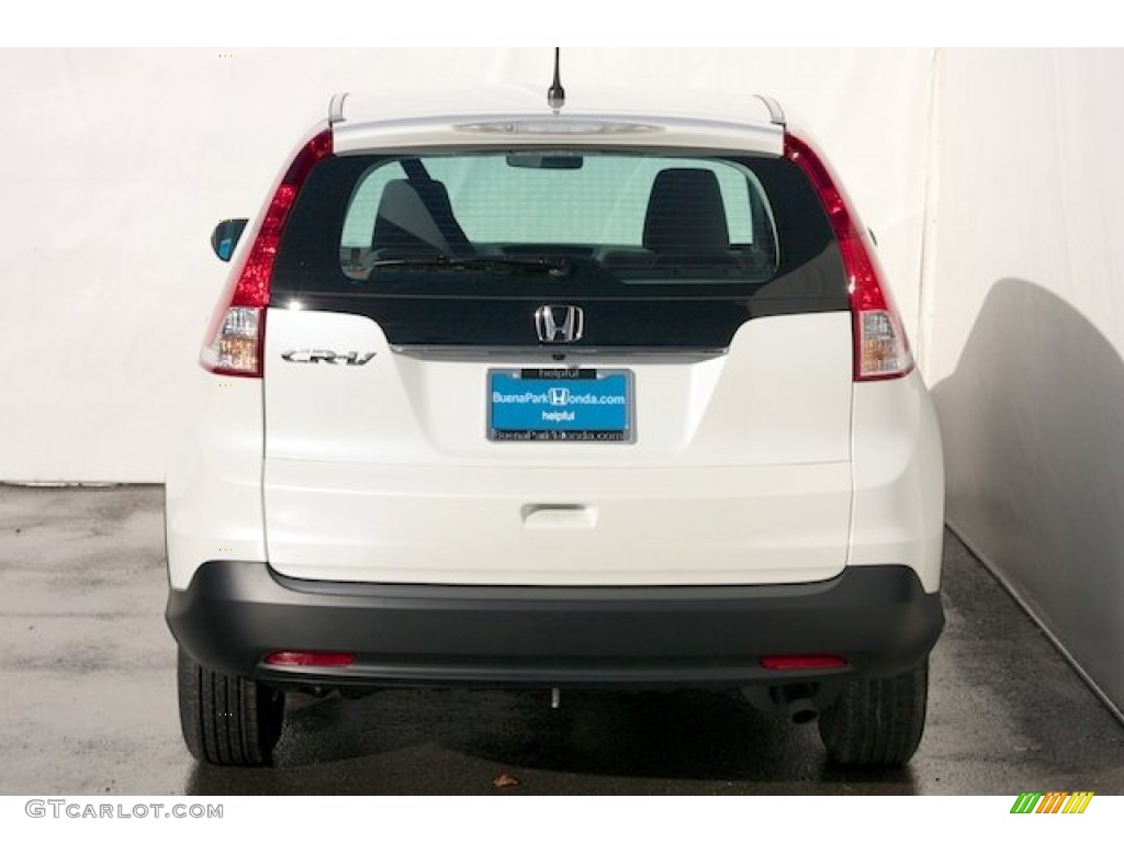 2014 CR-V LX - White Diamond Pearl / Gray photo #6