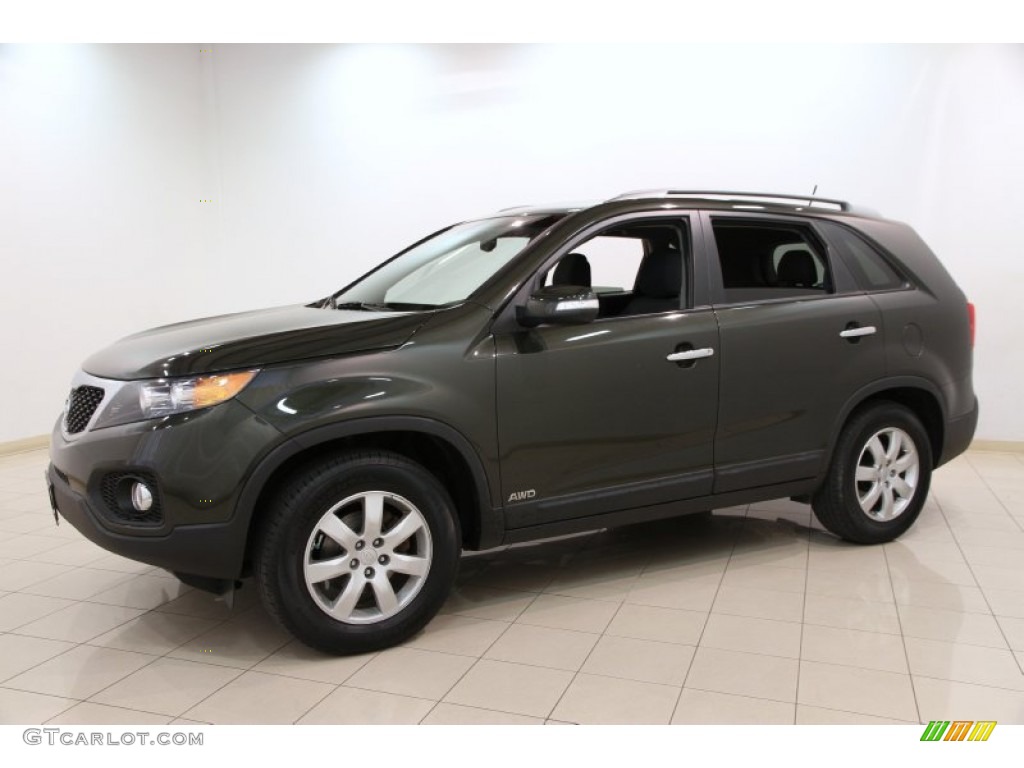 Tuscan Olive 2012 Kia Sorento LX AWD Exterior Photo #93806299