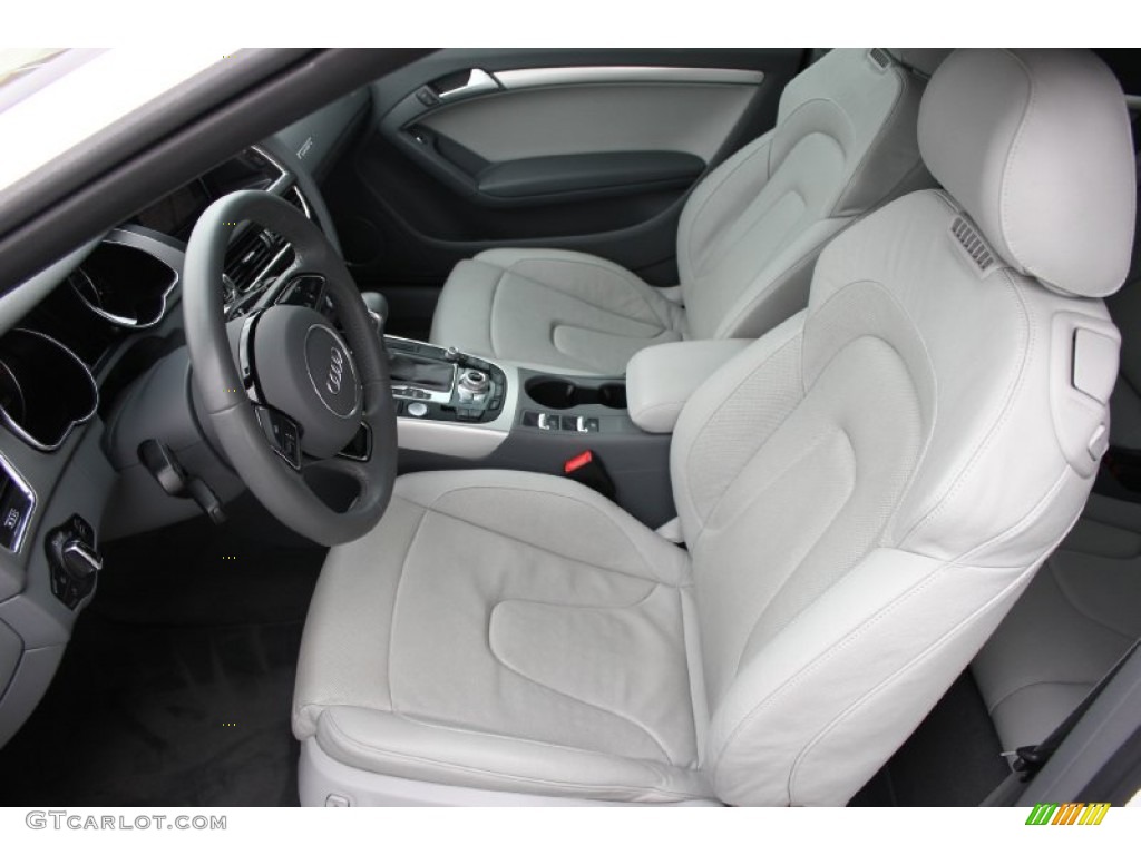 Titanium Grey/Steel Grey Interior 2013 Audi A5 2.0T quattro Cabriolet Photo #93806698