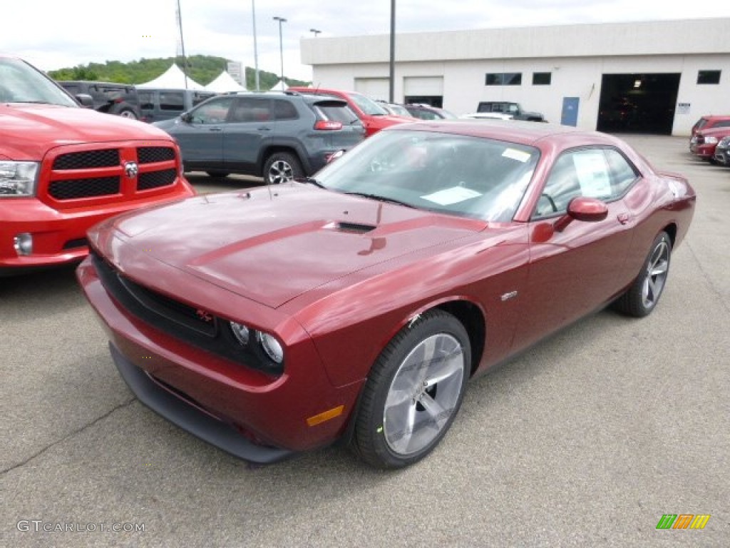 2014 Challenger R/T 100th Anniversary Edition - High Octane Red Pearl / Anniversary Dark Slate Gray/Foundry Black photo #2