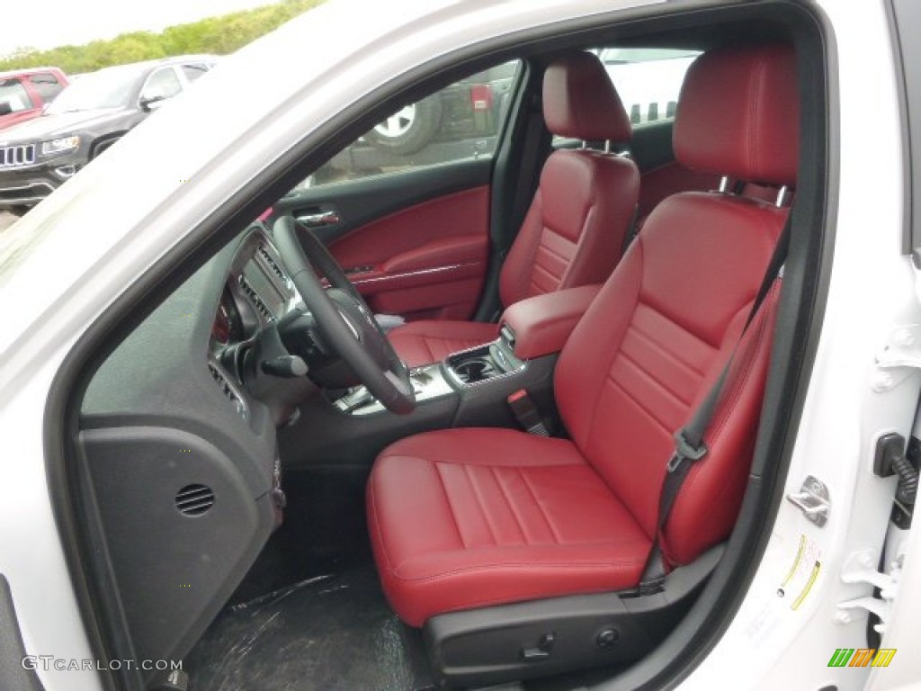 Black/Red Interior 2014 Dodge Charger SXT AWD Photo #93808021