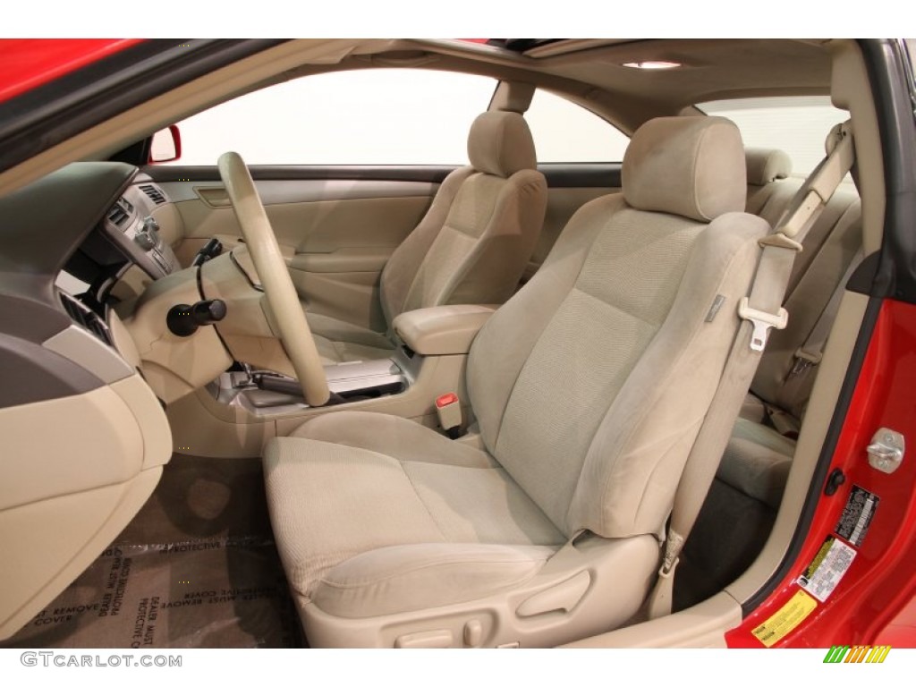 2007 Toyota Solara SE V6 Coupe Front Seat Photos