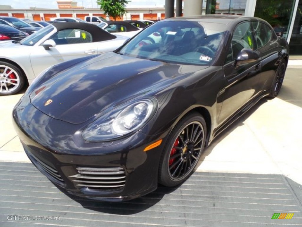 Basalt Black Metallic 2014 Porsche Panamera GTS Exterior Photo #93809116