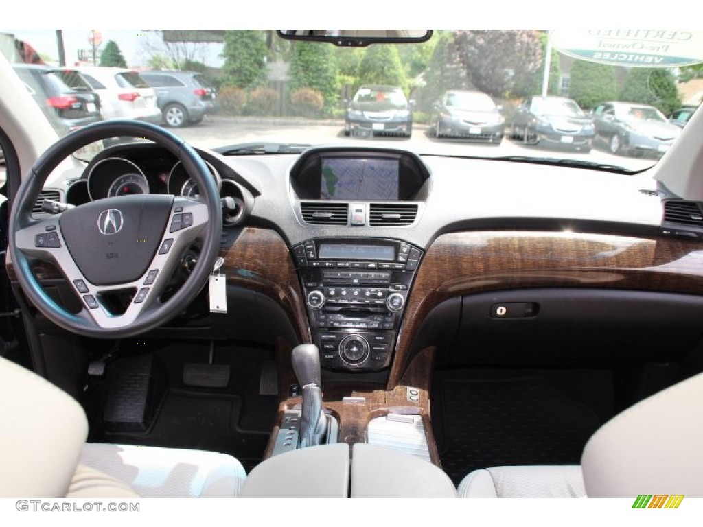 2012 Acura MDX SH-AWD Advance Taupe Dashboard Photo #93809201