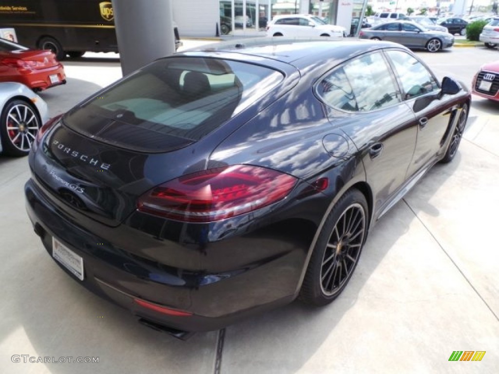 2014 Panamera GTS - Basalt Black Metallic / Black photo #7