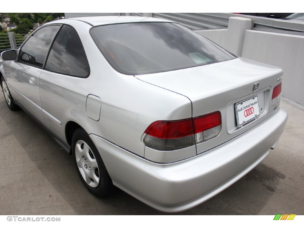 2000 Civic EX Coupe - Vogue Silver Metallic / Dark Gray photo #4