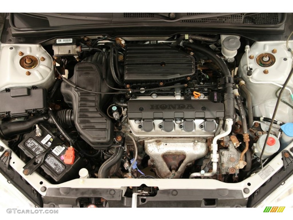 2005 Honda Civic LX Coupe 1.7L SOHC 16V VTEC 4 Cylinder Engine Photo #93811012