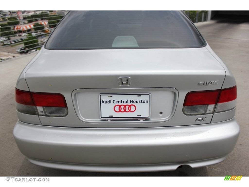 2000 Civic EX Coupe - Vogue Silver Metallic / Dark Gray photo #5