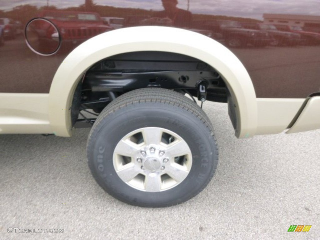 2014 2500 Laramie Longhorn Crew Cab 4x4 - Western Brown / Canyon Brown/Light Frost Beige photo #9