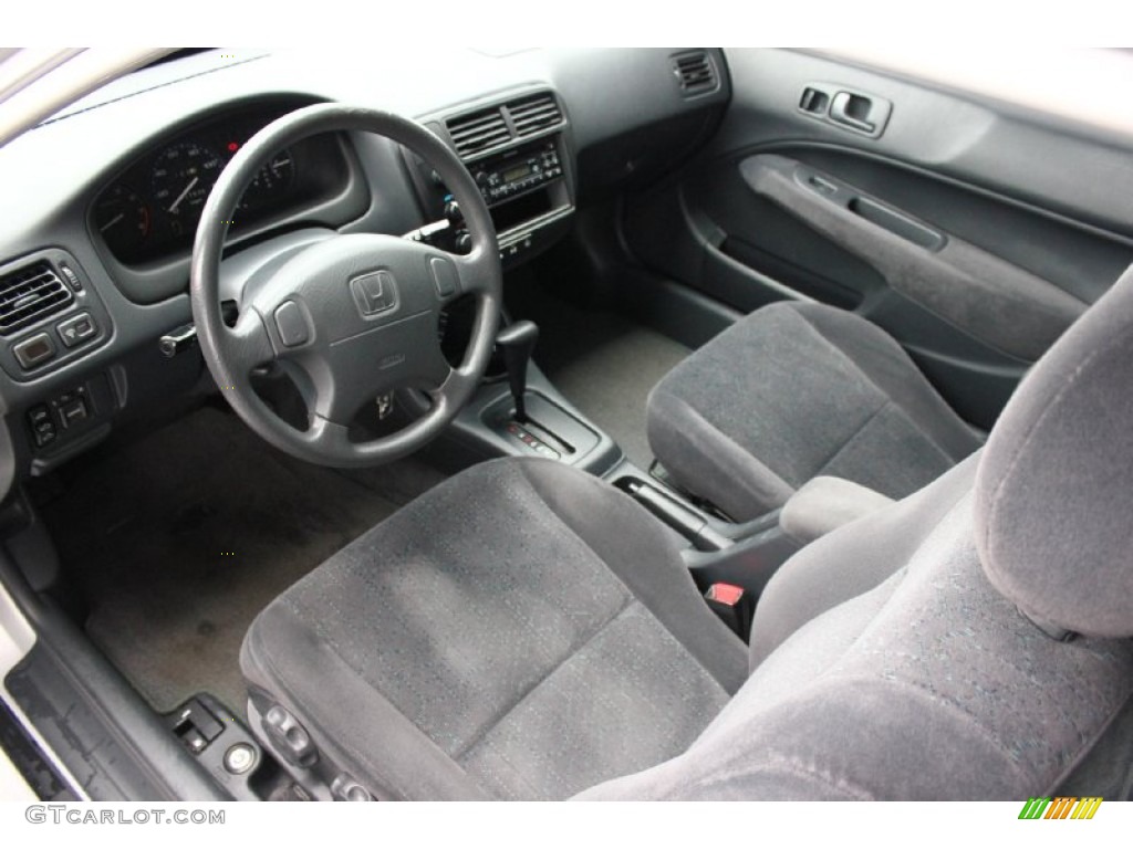 2000 Civic EX Coupe - Vogue Silver Metallic / Dark Gray photo #9
