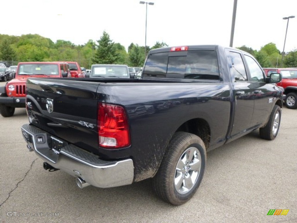 2014 1500 Big Horn Quad Cab 4x4 - Maximum Steel Metallic / Black/Diesel Gray photo #6