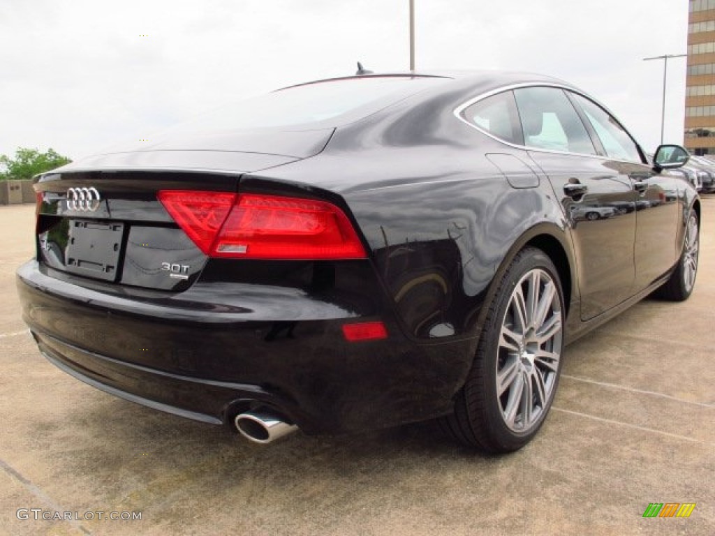 Phantom Black Pearl 2014 Audi A7 3.0T quattro Premium Plus Exterior Photo #93814321