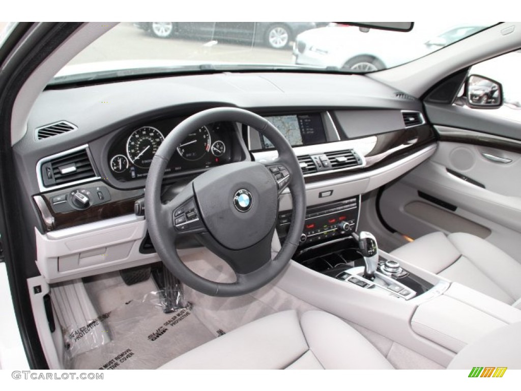 Everest Gray Interior 2013 BMW 5 Series 550i Gran Turismo Photo #93814441