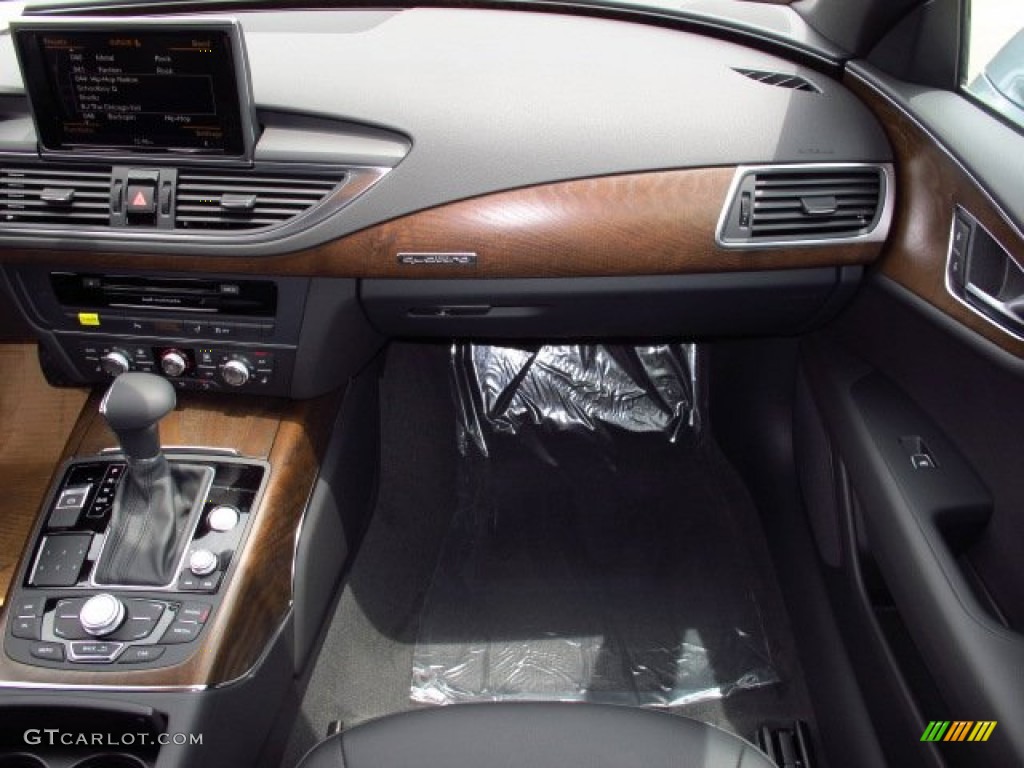 2014 Audi A7 3.0 TDI quattro Premium Plus Black Dashboard Photo #93815142