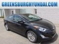 2014 Black Hyundai Elantra SE Sedan  photo #1