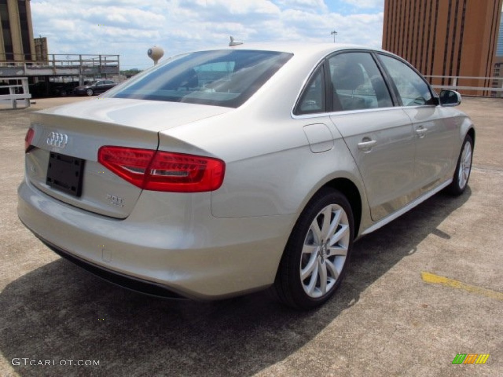 2014 A4 2.0T quattro Sedan - Cuvee Silver Metallic / Chestnut Brown/Black photo #6