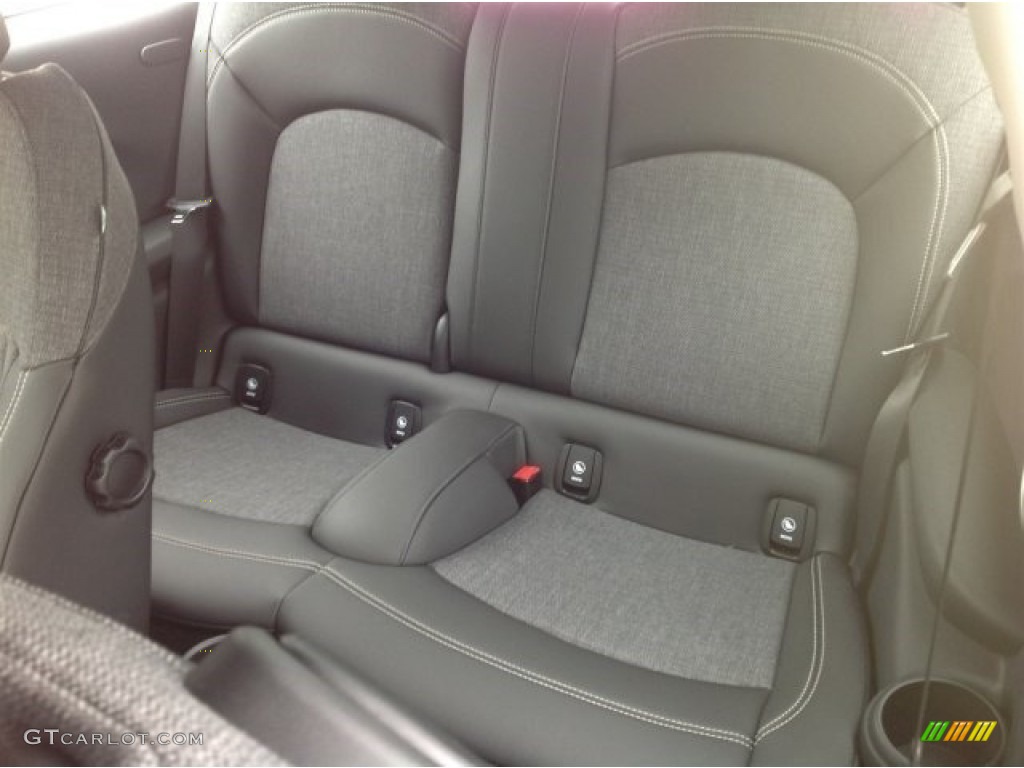 Leatherette/Cloth Black Pearl Interior 2014 Mini Cooper S Hardtop Photo #93815704