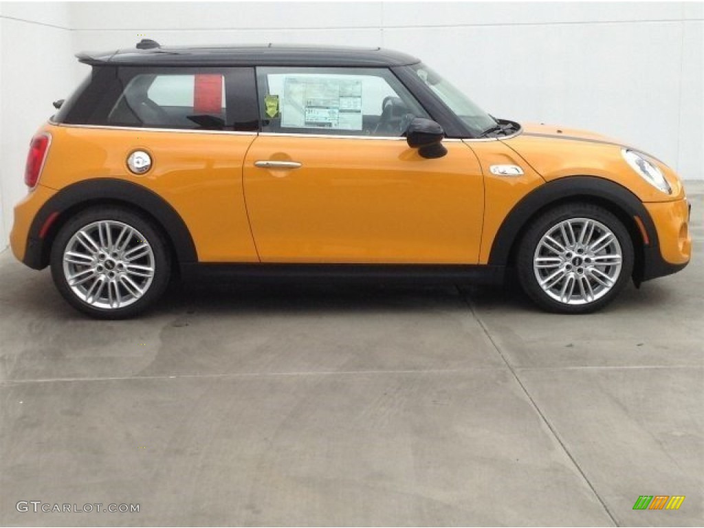 Volcanic Orange 2014 Mini Cooper S Hardtop Exterior Photo #93815842