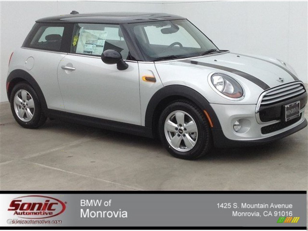 2014 Cooper Hardtop - White Silver Metallic / Carbon Black photo #1