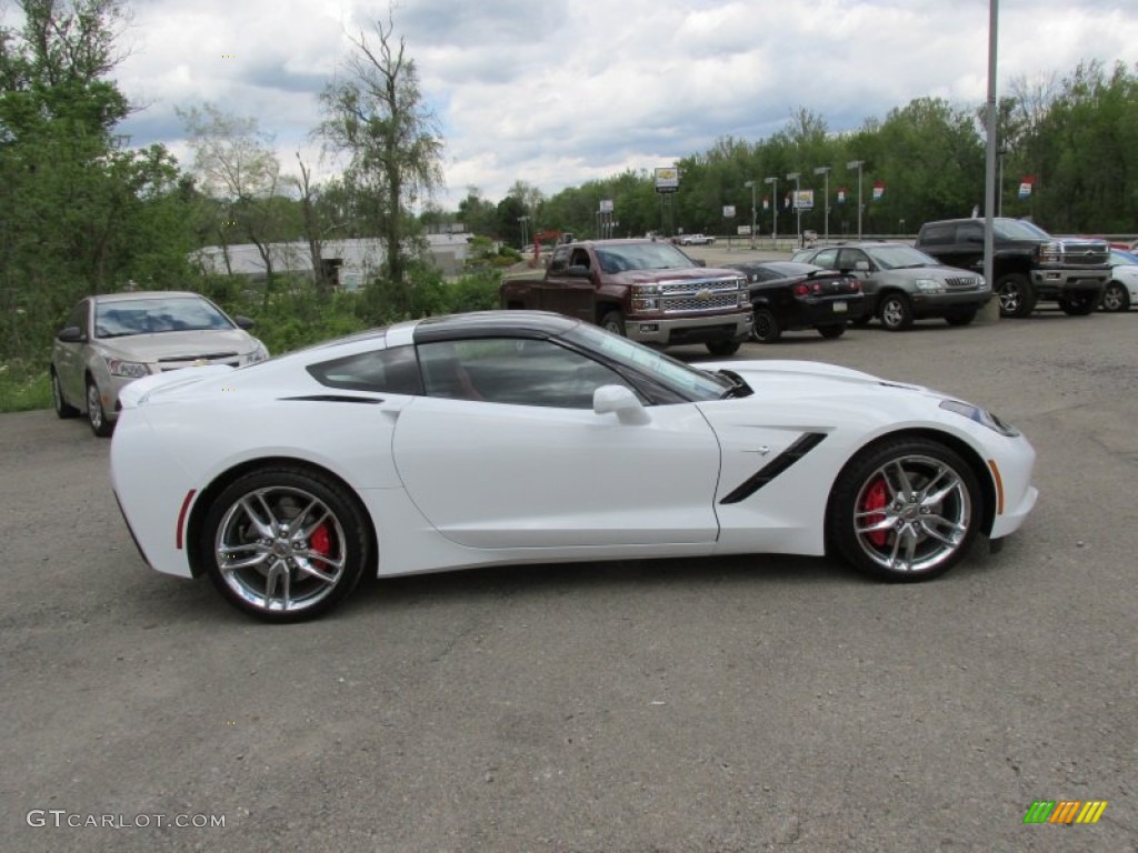 Arctic White 2014 Chevrolet Corvette Stingray Coupe Z51 Exterior Photo #93818719