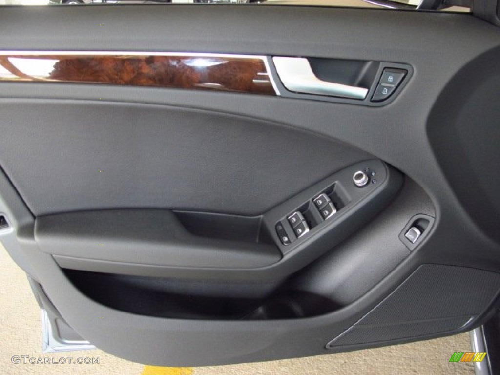 2014 A4 2.0T Sedan - Monsoon Grey Metallic / Black photo #11