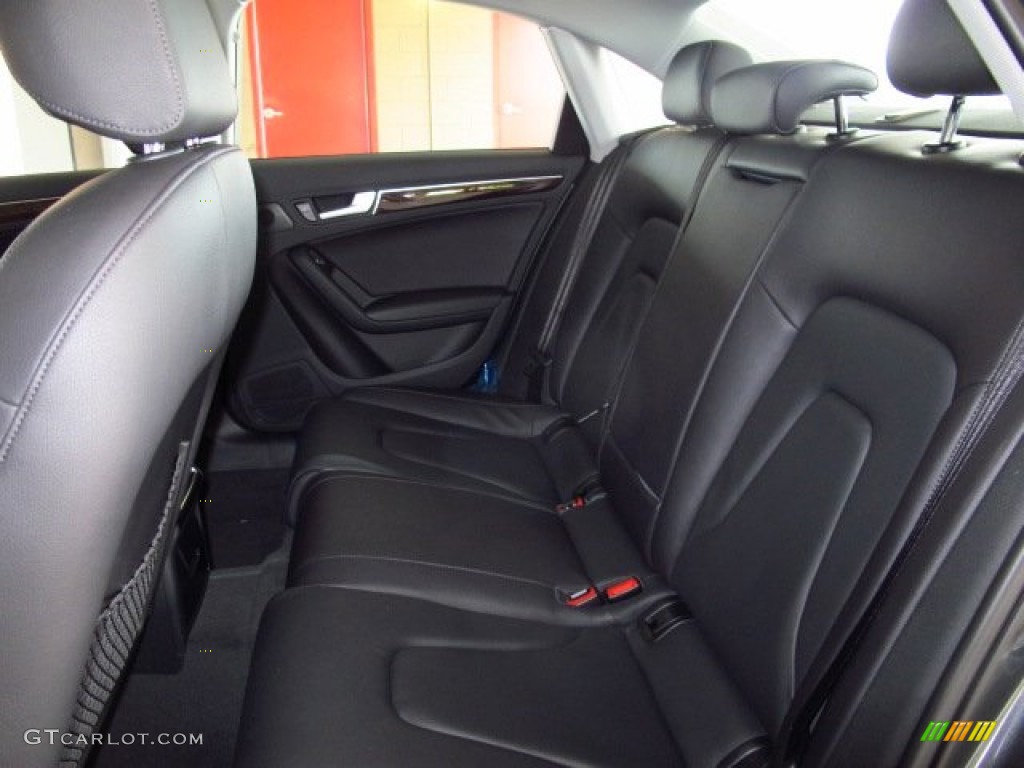 2014 A4 2.0T Sedan - Monsoon Grey Metallic / Black photo #14