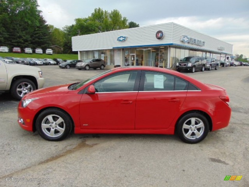 2012 Cruze LT/RS - Victory Red / Jet Black/Sport Red photo #2