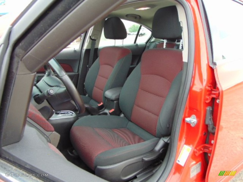 2012 Cruze LT/RS - Victory Red / Jet Black/Sport Red photo #17