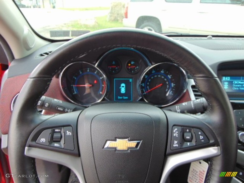 2012 Cruze LT/RS - Victory Red / Jet Black/Sport Red photo #25