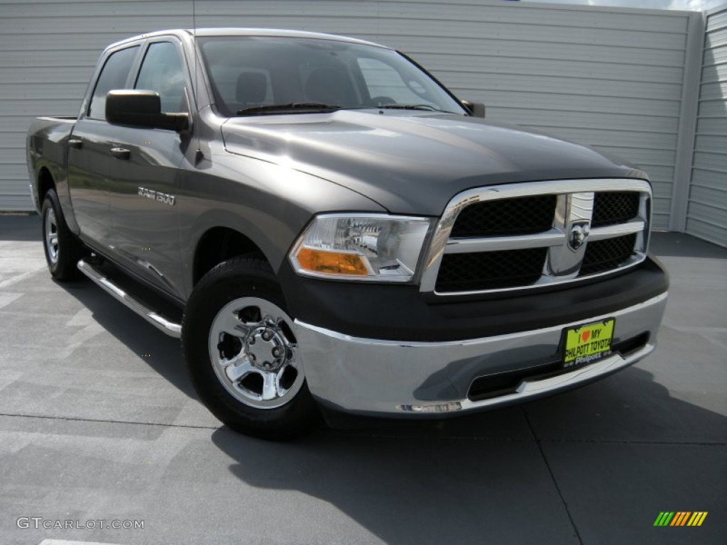 2011 Ram 1500 ST Crew Cab - Mineral Gray Metallic / Dark Slate Gray/Medium Graystone photo #1