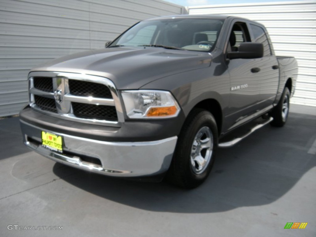 2011 Ram 1500 ST Crew Cab - Mineral Gray Metallic / Dark Slate Gray/Medium Graystone photo #7